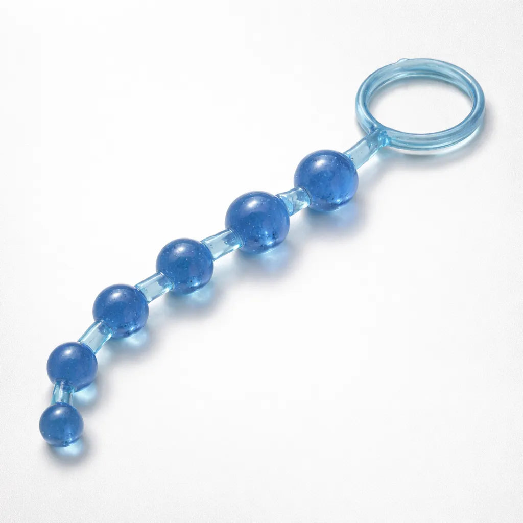 Bolas Eróticas Reing Fetish Bead Anal Plug Azul Tpr