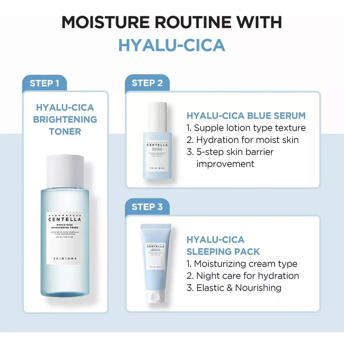 Skin1004 Madagascar Centella Hyalu-cica Brightening Toner Todo Tipo De Piel Día/noche